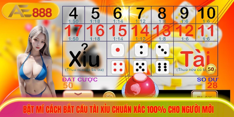 Bật Mí Cách Bắt Cầu Tài Xỉu Chuẩn Xác 100% Cho Người Mới Bật Mí Cách Bắt Cầu Tài Xỉu Chuẩn Xác 100% Cho Người Mới